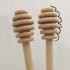 Honey Stir Bar Manico per mescolare Cucchiaio per barattolo Pratico 1 pezzo Mestolo di legno Bastoncini lunghi Forniture Mieli Utensili da cucina Mini bastoncino di legno TH0028