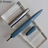 Fountain Pens St Penpps 601 Vacumatic Fountain Pen Piston Type Ink Pen EFFine Nib Silver Cap Stationery Office School Supplies Writing 230620