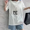 23ss Womens T Classic Chest Embroidery Graphic Tee Designer T Shirt Women Round Neck Short Sleeved Shirt Summer Cotton T-shirt
