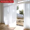 Vorhang Weiß Gardinen Für Wohnzimmer Fenster Transparent Voile Tüll Cortinas Hochzeit Vorhänge Home Decor Voilage Firanka 230619