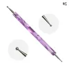 5pcs Crystal Nail Art Brush Pen Carving Emboss Shaping Hollow Sculpture Acrylic Manicure Dotting Tools F2305 Sehlb