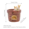 Planters Pots Pot Bunga Sukulen Hewan Pot Bunga Resin Pot Tanaman Lanskap untuk Rumah Tamu Taman R230808