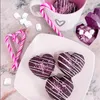 Bakvormen 3D Hart Chocolade Mallen Siliconen Diamant Liefde Vorm Cakevorm Bruiloft Verjaardag Diy Handgemaakte Zeep Kaars