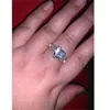 Luxus Liebhaber Ring Silber Farbe Herz geschnitten 3ct Zirkonia Enagement Ehering Ringe für Frauen Männer Finger Schmuck