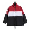 Mensjackor Ytterkläder Jacket Letter Print Windbreaker Oversize Coat Letter Pairs Fashion265s