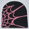 Bead Caps Knitting Beanies Hat Men Autumn Winter Warm Fashion Outdoor Spider Web Cap for Women Hats 195