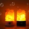 USB Crystal Light natural himalayan salt lamp led lights Air Purifier Mood Creator Indoor warm light table lamp bedroom lava night lights