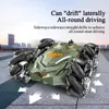 Дистанционное управление Car Kids Toys 4WD Дрифт-трюк Популярный Двусторонний Ротари Кросс-Кантри Лайнинг Светлый Музыка Игрушка RC CARS