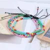 Link Bracciali Boho String Bracciale Perline colorate Miyuki giapponese regolabile Perline per buona fortuna Gioielli fatti a mano Pulseras Cuentas