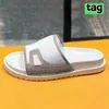 Luxury Trainer Slides Sandals mens designer pantoufles blanc noir bleu profond gris rouge plat toboggan mode été plage pantoufle tongs femmes sandale chaussures