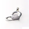 Pendant Necklaces Alloy Heart Womens Luxury Fashion Sier Chain Necklace Jewelry Wallet Keychain Dhnlf