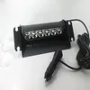 Super brilhante 6W janela do carro Led luz de emergência luzes de aviso piscando luz estroboscópica da polícia com 4 discos de sucção