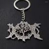 Porte-clés 1pcs Fashion Keychain Peace Tree Of Life Pour Femmes Hommes Cadeaux