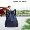 Outdoor Bags Sports Drawstring Backpack Large Capacity Gym Bag For Men Folding Waterproof Cycling Football Basketball Fitness 230619