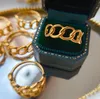 Anneaux de bande 100 or véritable 999 anneaux 24 k chaînes de bijoux purs mariage bijoux fins 5d petite taille 4.5 230620