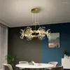 Hanglampen Kroonluchters Lichten Ginkgo Orchidee Woonkamer Modern Minimalistisch Dineren Hoofdslaapkamer Chinese Thee