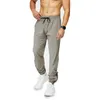 lu erkek jogger uzun pantolon spor yoga kıyafeti sporu cepleri eşofmanlar koşu pantolonlar erkek gündelik elastik bel fitness boyutu m-3xl ll5590