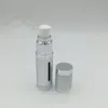 Silver Airless Vacuum Pump Lotion Bottle With White Cap Cosmetic Containers 15ml 30ml 50ml 80ml 100ml F515 Bkmqt