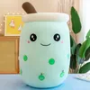 Vente en gros et au détail 19Styles fruits lait thé tasse oreiller en peluche grande perle thé au lait poupée poupée cadeau commerce extérieur transfrontalier