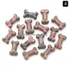 Loose Gemstones Wholesale Natural Mixed Materials Rose Quartz Gemstone Crystal Dog Bone Carving For Home Decoration Drop Delivery Jew Dhze5