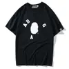 Luxe Heren Mode t-shirts Mannen Vrouwen Tops Apes Tees Merk T-shirts High Street Losse T-shirts Casual Katoen Korte Mouw Paar T-shirt Polo's Hip Hop Shirt 7s0s