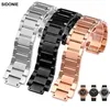 Horlogebanden 27 * 19 mm roestvrijstalen band zilver voor horlogeband armband Big Bang CLAssic Fusion-serie heren dames horlogebanden 230619