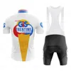 Bisiklet Jersey Setleri CBS Retro Set Klasik Bisiklet Takım Bisiklet Kısa Kollu Erkekler Bib Şort Triatlon Giysileri Por Takım Fabrika Jel 230619