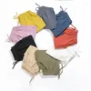 Shorts pour femmes 2023 été femmes coton lin ample décontracté littéraire large jambe pantalon solide femme court S-XL