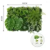 Decorative Flowers Artificial Plants Green Grass Wall Panel Persian Leaf Lawn Indoor Outdoor Home Garden Balcony Decoration Hedge Screen