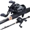 Rod Reel Combo Sougayilang 1.8-2.4m Casting Fishing Combo Telescopic Fishing Rod and 7.2 1 High Speed Fishing Reel with 150M Fishing Line 230619