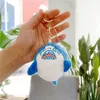11 cm söt simulering Shark Plush Key Chain Creative Scented Soft Plush Cartoon Shark Nyckelringar Bag Pendant Key Ring Holder Kids