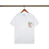 Projektant Cabranzas Summer Crewneck Top Męskie i Kobiety Para T-shirt Cotton Wadded Swete Free Rękaw Outdoor Azjatyckie rozmiary azjatyckie