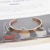 Moda Bangle Fashion Biżuteria ze stali nierdzewnej 4 mm 6 mm 8 mm Wysokie wysokiej jakości gładki kształt C dla kobiet w bransoletce Prezent Hurtowy