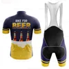 Fietsshirt Sets Bierpatroon Kleding Zomer Anti-UV Set Ademend Racing Sport Ciclismo Mountainbike 230620