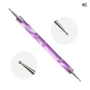 5pcs Crystal Nail Art Brush Pen Carving Emboss Shaping Hollow Sculpture Acrylic Manicure Dotting Tools F2305 Diuhs