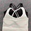 Designer Vest Tops Sexy Sling Sport Vest Lettre Imprimer Respirant Yoga Vêtements Femmes Yoga Tank Short Tops