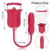 Massager Rose Vibrator for Women Clit Sucker Sucking g Spot Clitoris Stimulator Thrusting Vagina Nipple Vibrating Goods Adult