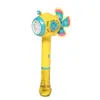 Novelty Games Windmill Bubble Gun Machine Electric Soap Bubble Guns Handheld Automatic Bubble Blower Maker Children's Bubbles Toys Boys Girls 230619