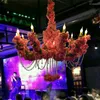 Lampade a sospensione 2023 Bouquet romantico Stile industriale leggero Tema Musica Ristorante Vaso Negozio Decorazione fiori Grande lampadario