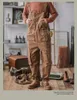 Men's Pants Casual Overalls Men's Europe America Retro Multi-pocket Suspenders Bib Trousers All-match One-piece Straight Leg Jumpsuits