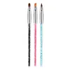 Doting Tools Double Head Crystal Nail Pencil Set Colored Paint Dot Borrtrådar Tidningsförbättringsverktyg At Hem Diy Salon Nails 230619