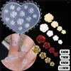 Baking Moulds 3D Rose Flower Nail Art Epoxy Resin Mold Ornaments Silicone Mould DIY Crafts For Wedding Cake Decorations Tools Suppli H0Z1