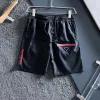 Herren-Shorts, Hosen, Shorts, Trainingsanzug, entspannt, normal, 23 SS, knielang, Buchstabe, für Herren, lässig, Schwarz, Weiß, kurze Hosen, Größe M-2XL