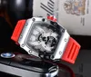 Watch Watch Designer Top Watch Luxury Watch Quartz Chronograph Swiss Men and Women Watch Ice Out Hip Hop Rubber Strap Watch عالية الجودة الرياضية 2023