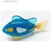 Baby Bath Toys Flash Swimming Electronic Fish Bath Toys For Children Bathtub Batterisdriven Fish Kids Water Spelar Gift L230518