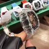 Ri Cha Designer Rd Polsbeweging Horloges Hoge Kwaliteit RM052 EUR Tourbillon 2M3M Heren Montre Moissanite Horloge Diamant Dames 1M