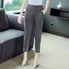 Pantaloni a carota da donna Miyake Pantaloni Harem elastici a vita alta pieghettati tasca allentata stile coreano estate femminile casual