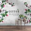Milofi Fabrik benutzerdefinierte Tapete Wandbild moderne 3D kleine frische Blume Hintergrund Wanddekoration Malerei L230620