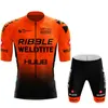 Rowerowe koszulki Zestawy Huub Team Clothing Men Set Bike Oddychanie przeciwzakręgowe