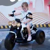 HY New Children's Electric Motorcycle 12V 380W Dual Drive Motor Baby Car Cool Kids Tricycle Moto Toys for 1-9 Years Ride On